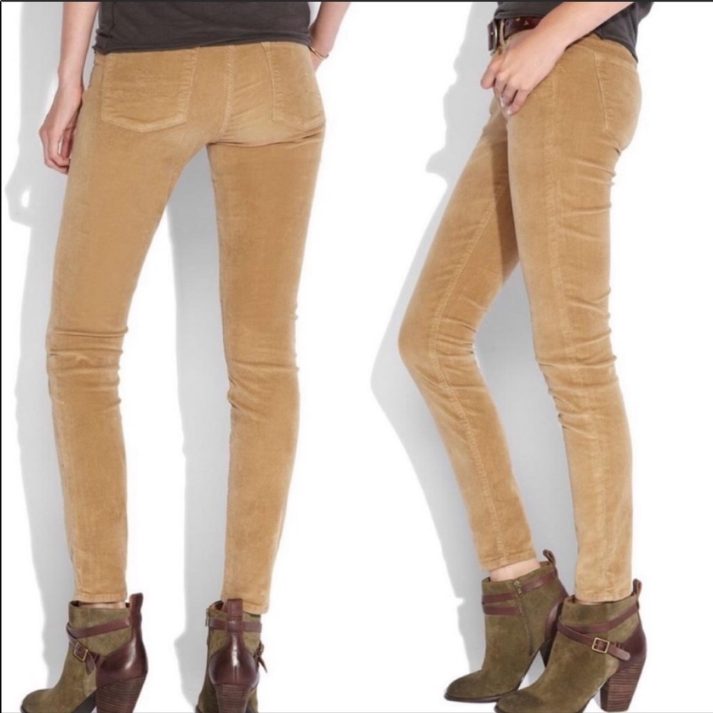 Lucky Brand Tan Skinny Corduroys